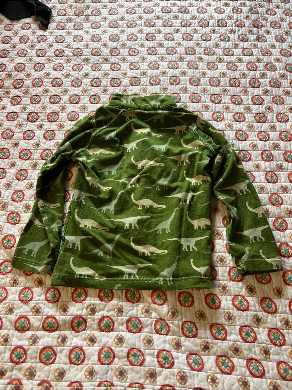 Kickee Pants Bamboo Dinosaur Quarter Zip Sweater size 4T